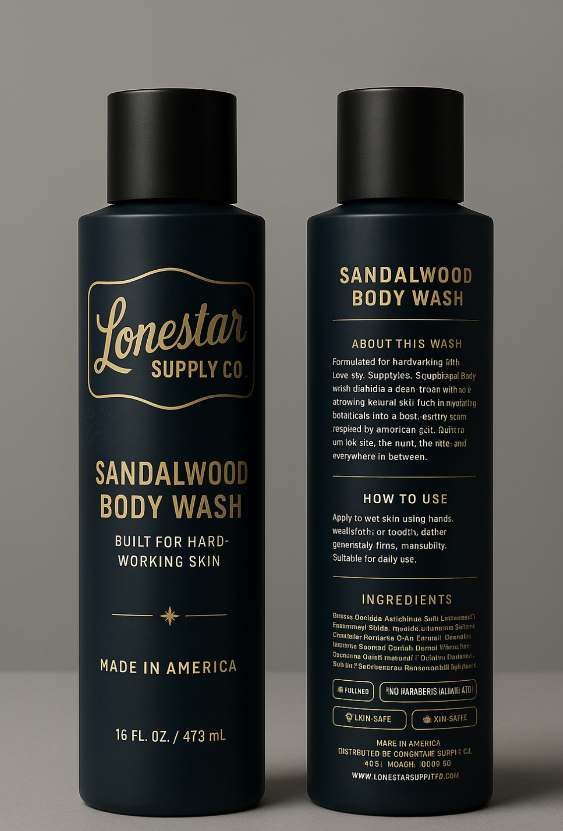 Lonestar Supply Co Sandal Wood Body Wash